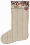 (image for) Mistletoe Cuff Heirloom Stocking